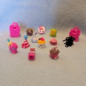 Shopkins Mini Figure Lot w/ 2 McDonald's Bags Ice Cream Queen + 9